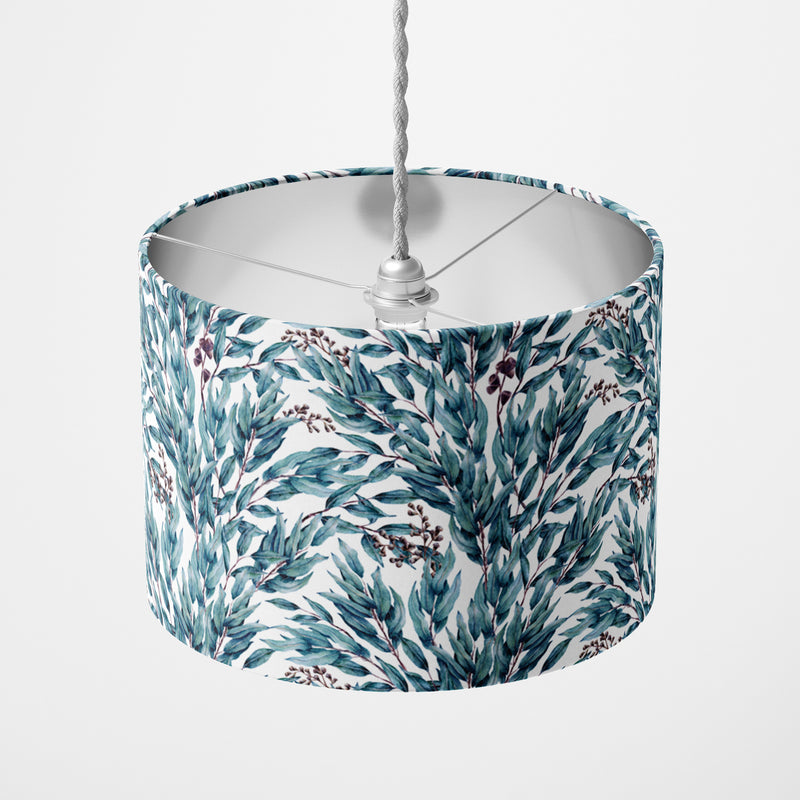 Boho White Whimsical Leaf Lampshade - Handmade Homeware, Made in Britain - Windsor and White