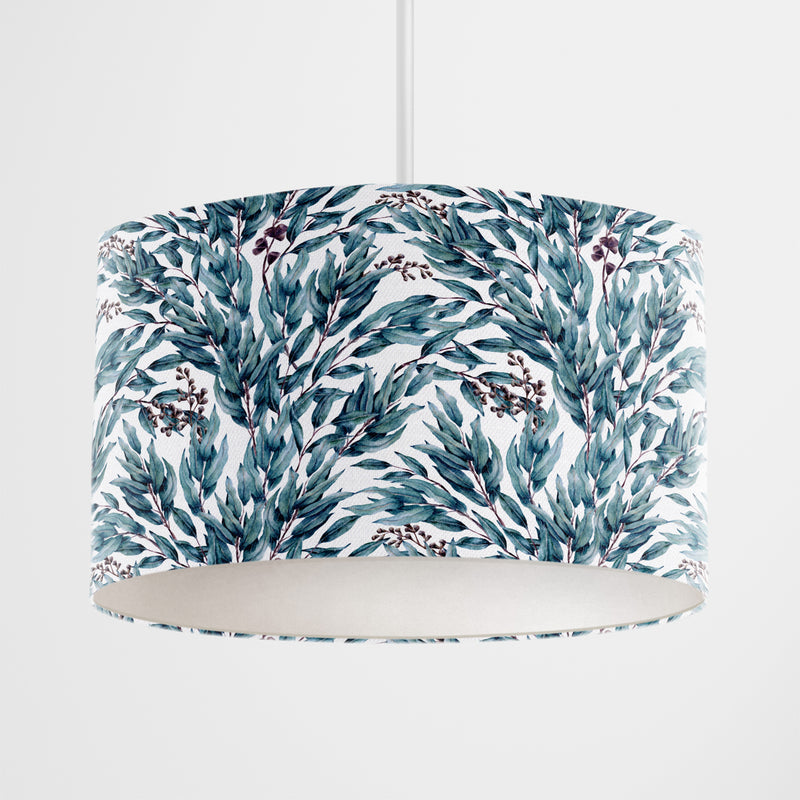 Boho White Whimsical Leaf Lampshade - Handmade Homeware, Made in Britain - Windsor and White