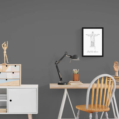 Landmarks Christ The Redeemer White Wall Art