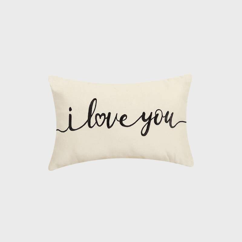 I Love You Velvet Mini Cushion