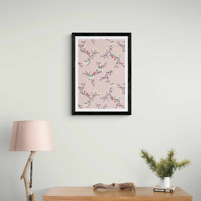 Blush Pink Chinoiserie Wall Art