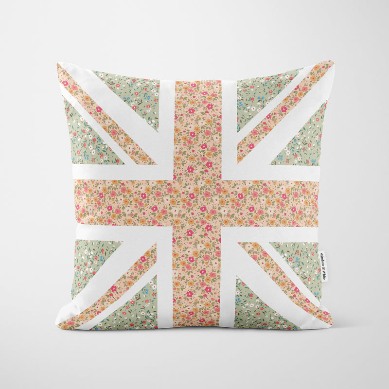 Vintage Pastel Union Jack Cushion