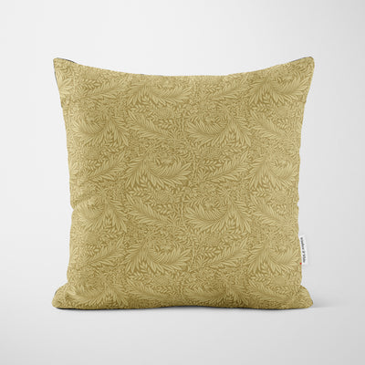 William Morris Christmas Larkspur Gold Cushion