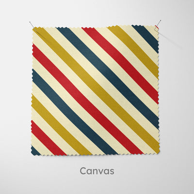Vintage Stripes Cushion - Handmade Homeware, Made in Britain - Windsor and White