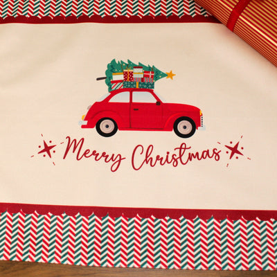 Personalised Christmas Table Place Mats Christmas Packed Car