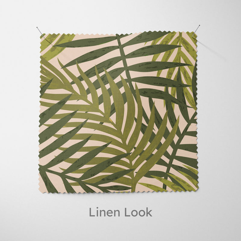 Dark Green Rainforest Fabric - Handmade Homeware, Made in Britain - Windsor and White