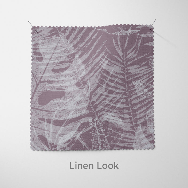 Palm Leaf Cushion - Handmade Homeware, Made in Britain - Windsor and White
