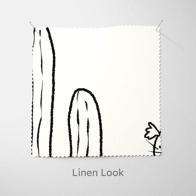 Cactus Outlines Cushion - Handmade Homeware, Made in Britain - Windsor and White