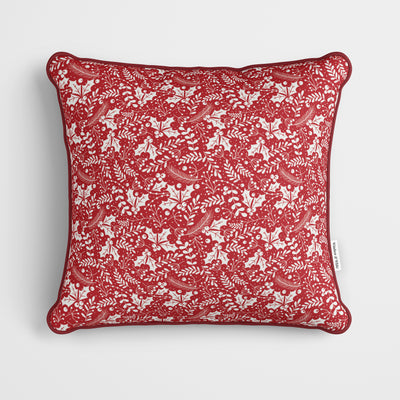 Personalised Christmas Cushion Red House