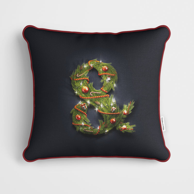 Christmas Garland Letter (&) Cushion