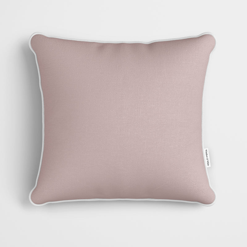 Plain Dusty Pink Cushion - Handmade Homeware, Made in Britain - Windsor and White