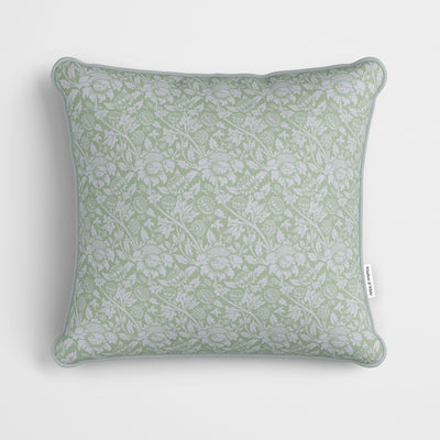 William Morris Sunflowers Sage Cushion - Handmade Homeware, Made in Britain - Windsor and White