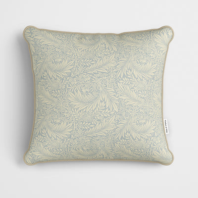 William Morris Larkspur Cream & Grey Cushion - Handmade Homeware, Made in Britain - Windsor and White