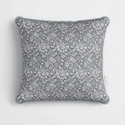 William Morris Sunflowers Grey Cushion - Handmade Homeware, Made in Britain - Windsor and White