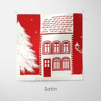 Personalised Christmas Cushion Red House