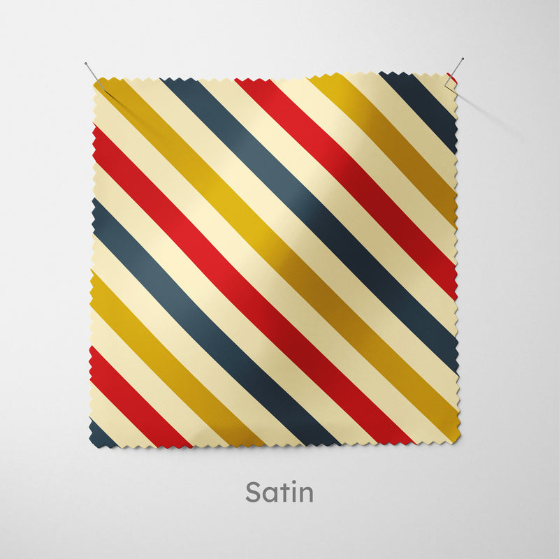 Vintage Stripes Cushion - Handmade Homeware, Made in Britain - Windsor and White