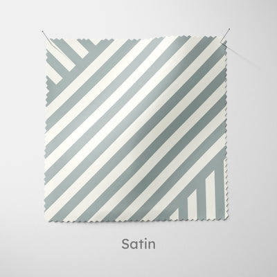 Grey Layered Stripes Cushion - Handmade Homeware, Made in Britain - Windsor and White