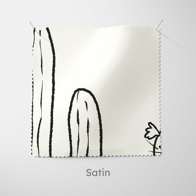 Cactus Outlines Cushion - Handmade Homeware, Made in Britain - Windsor and White