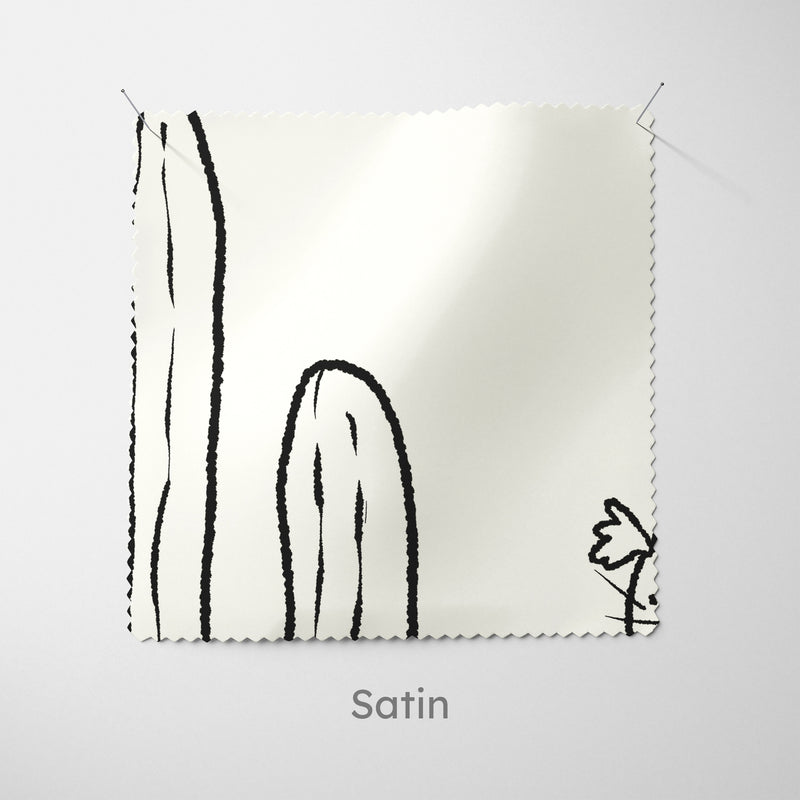 Cactus Outlines Cushion - Handmade Homeware, Made in Britain - Windsor and White