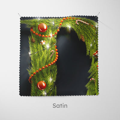 Christmas Garland Letter (D) Cushion