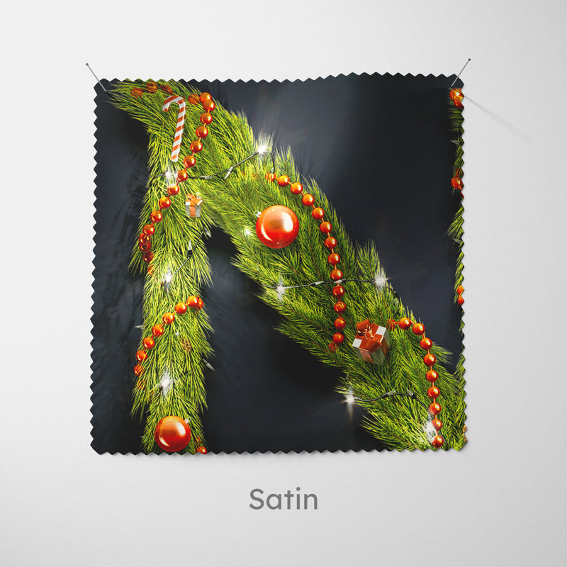 Christmas Garland Letter (N) Cushion