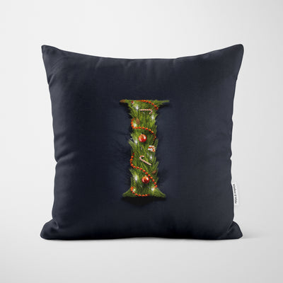 Christmas Garland Letter (I) Cushion