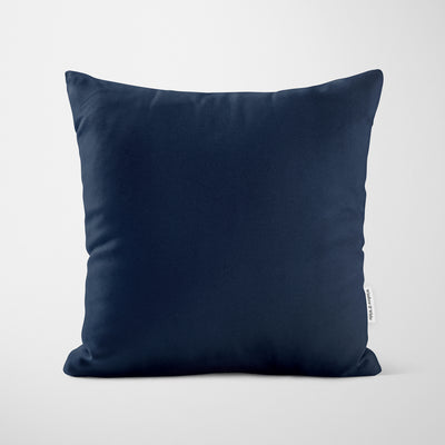 Plain Navy Blue Cushion - Handmade Homeware, Made in Britain - Windsor and White