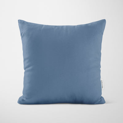 Plain Oceanic Blue Cushion - Handmade Homeware, Made in Britain - Windsor and White