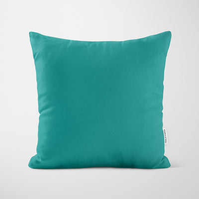 Plain Teal Green Cushion - Handmade Homeware, Made in Britain - Windsor and White