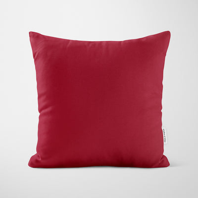 Plain Burgundy Cushion - Handmade Homeware, Made in Britain - Windsor and White