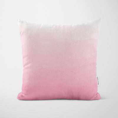 Pink Ombre Watercolour Cushion - Handmade Homeware, Made in Britain - Windsor and White