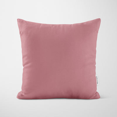 Plain Deep Rose Pink Cushion - Handmade Homeware, Made in Britain - Windsor and White