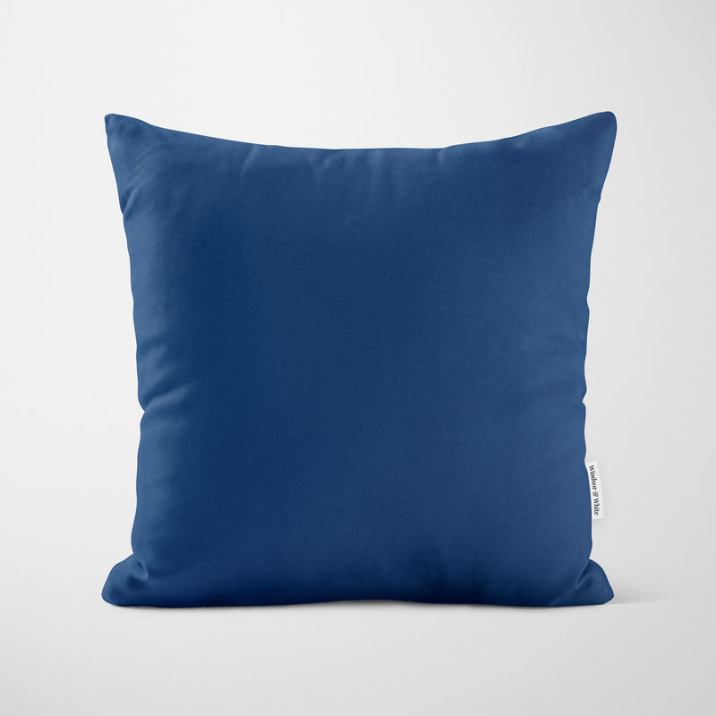 Plain Celestial Blue Cushion - Handmade Homeware, Made in Britain - Windsor and White