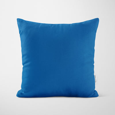 Plain Royal Blue Cushion - Handmade Homeware, Made in Britain - Windsor and White