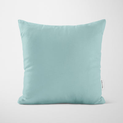 Plain Glacier Green Cushion - Handmade Homeware, Made in Britain - Windsor and White