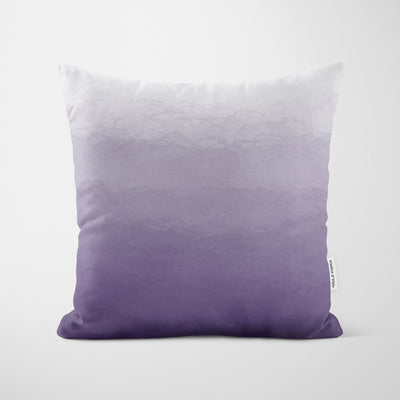 Purple Ombre Watercolour Cushion - Handmade Homeware, Made in Britain - Windsor and White