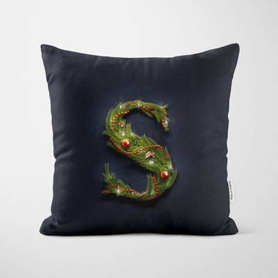 Christmas Garland Letter (S) Cushion