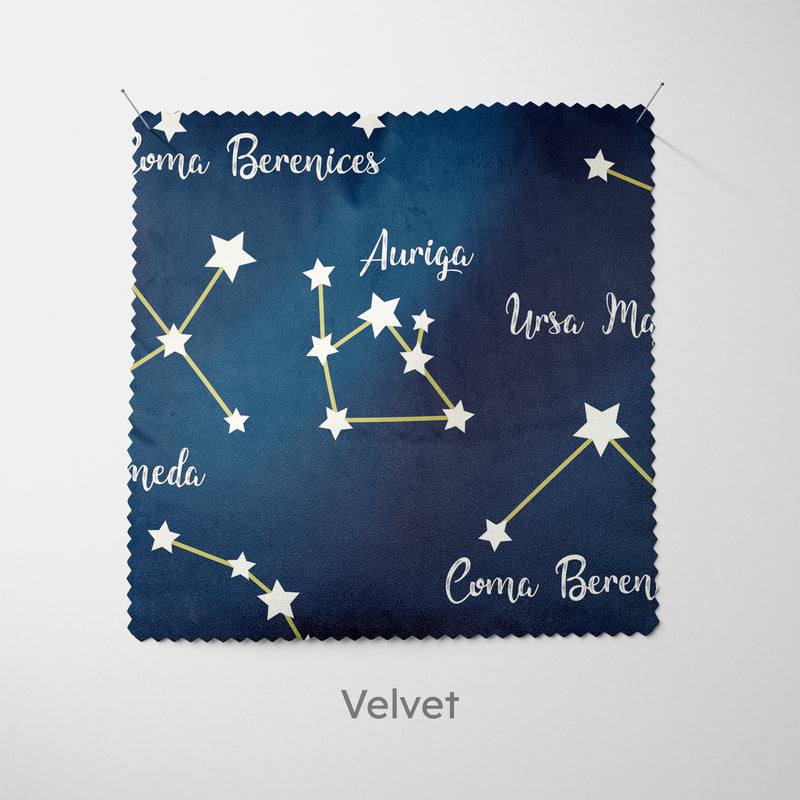 Navy Blue Constellations Cushion