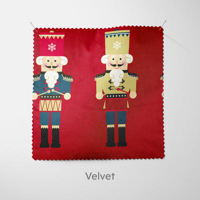 Personalised Red Nutcracker Cushion