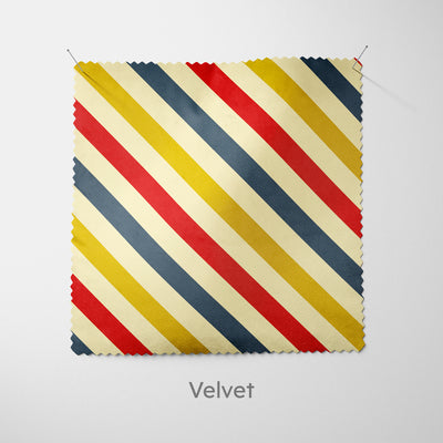 Vintage Stripes Cushion - Handmade Homeware, Made in Britain - Windsor and White