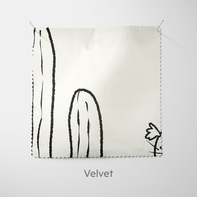 Cactus Outlines Cushion - Handmade Homeware, Made in Britain - Windsor and White