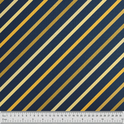 Yellow Ombre Stripe Cushion - Handmade Homeware, Made in Britain - Windsor and White